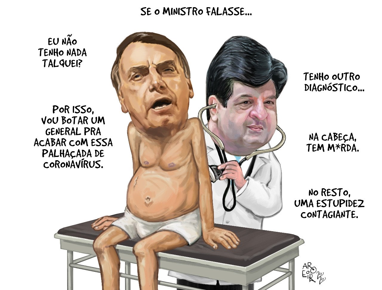 Ministro de Bolsonaro, general Heleno recebe teste positivo para coronavírus