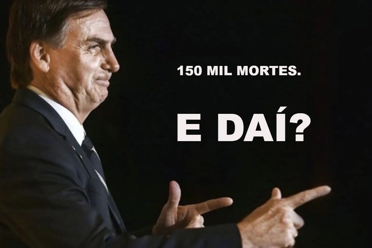 150 mil mil brasileiros perderam a vida em apenas seis meses