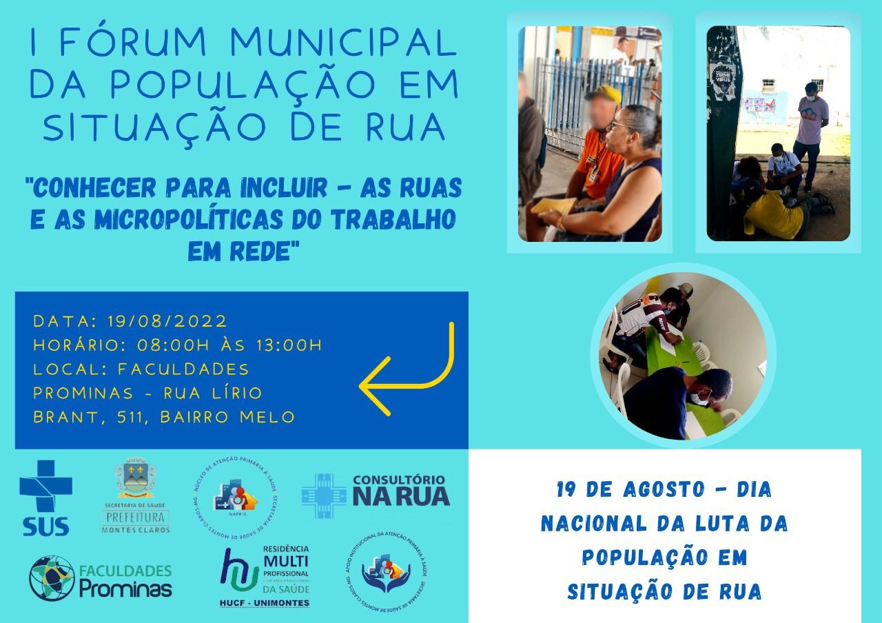 Montes Claros realiza I Fórum Municipal da População em Situação de Rua