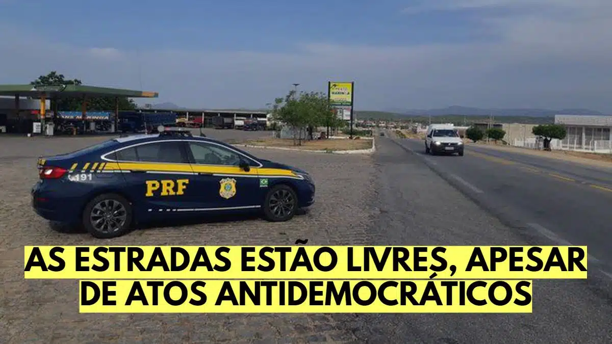 Fracassam os bloqueios nas rodovias em atos antidemocráticos