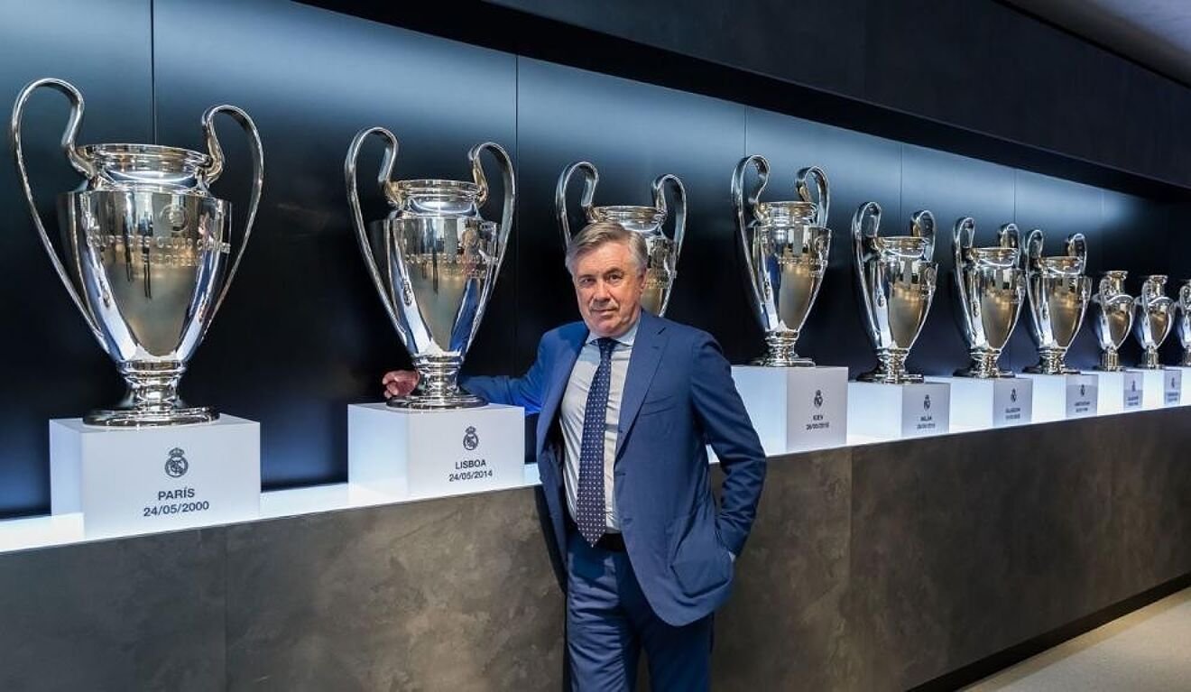 Presidente da CBF diz que Ancelotti seria escolha óbvia para a seleção brasileira