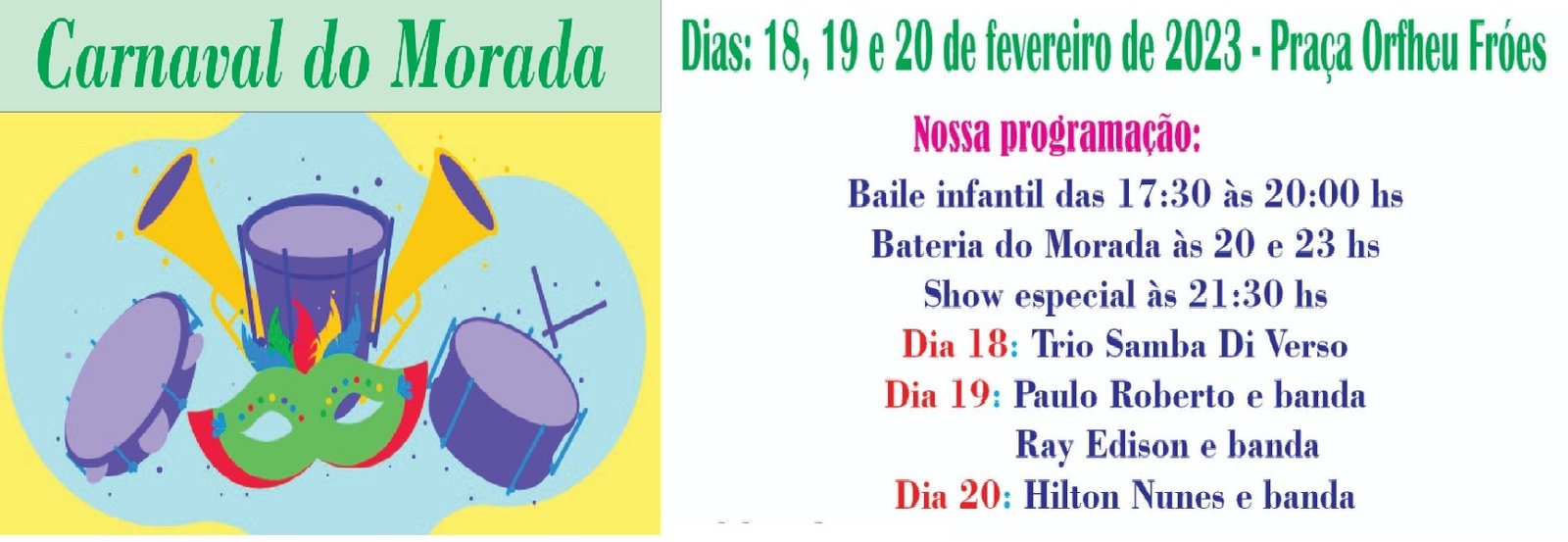 Bloco da Morada homenageia carnavalescos que marcaram época em Montes Claros