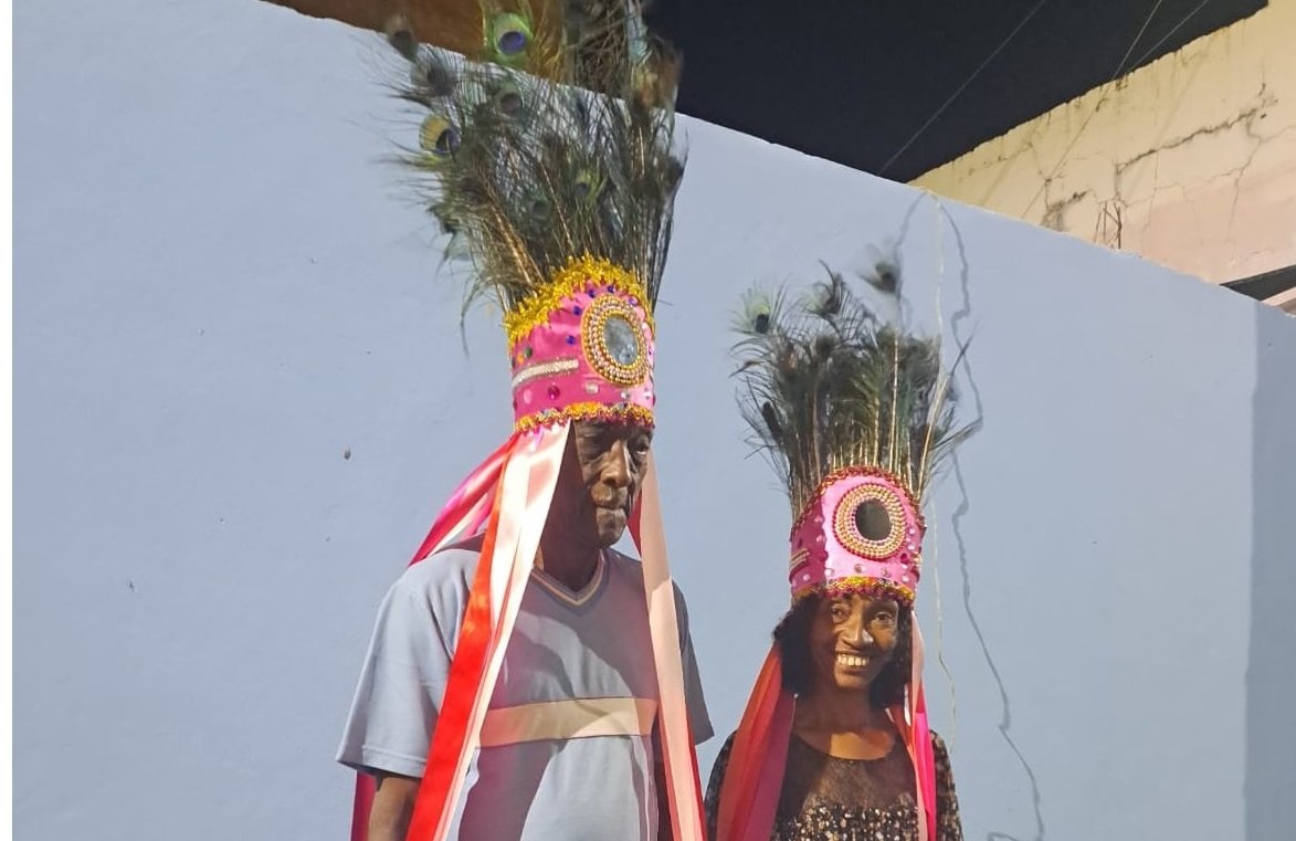 II Terno de São Benedito pede autorização à Nossa Senhora do Rosário