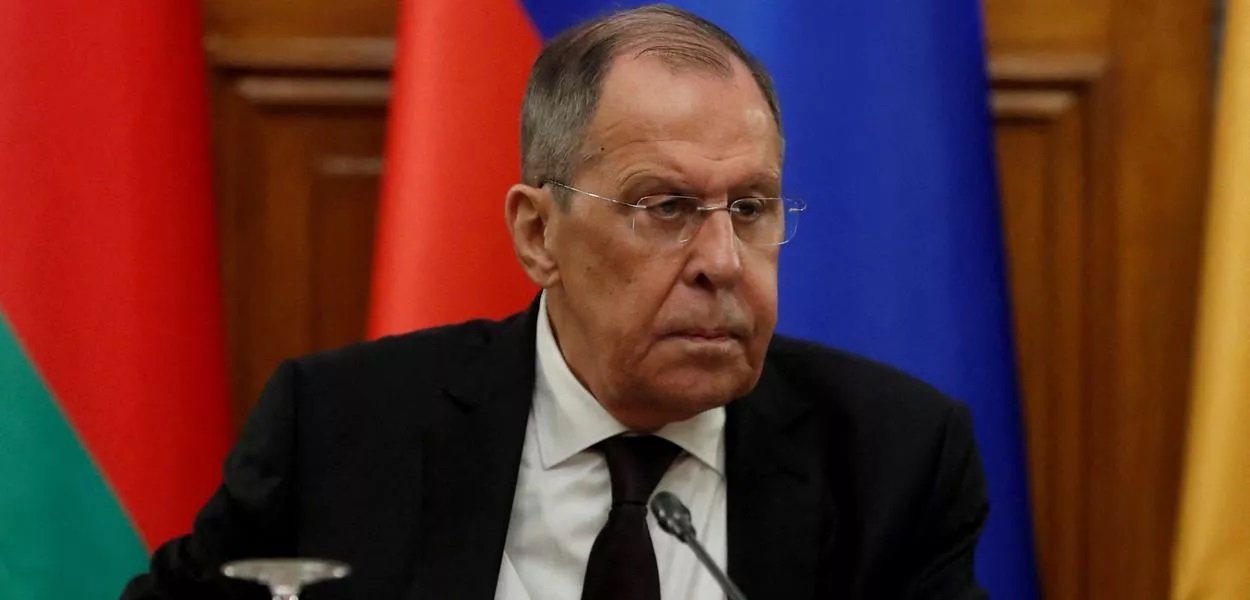 Ministro das Relações Exteriores da Rússia, Sergei Lavrov (Foto: Maxim Shipenkov/Pool via REUTERS)