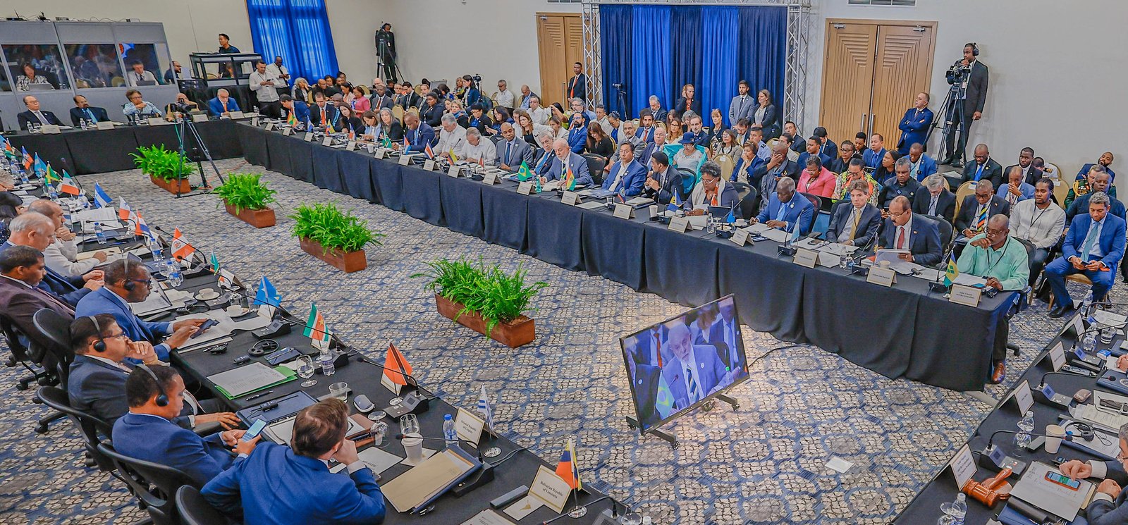 Presidente da República, Luiz Inácio Lula da Silva, durante sessão Plenária da 8ª Cúpula da CELAC - Kingstown, São Vicente e Granadinas, Foto: Ricardo Stuckert / PR