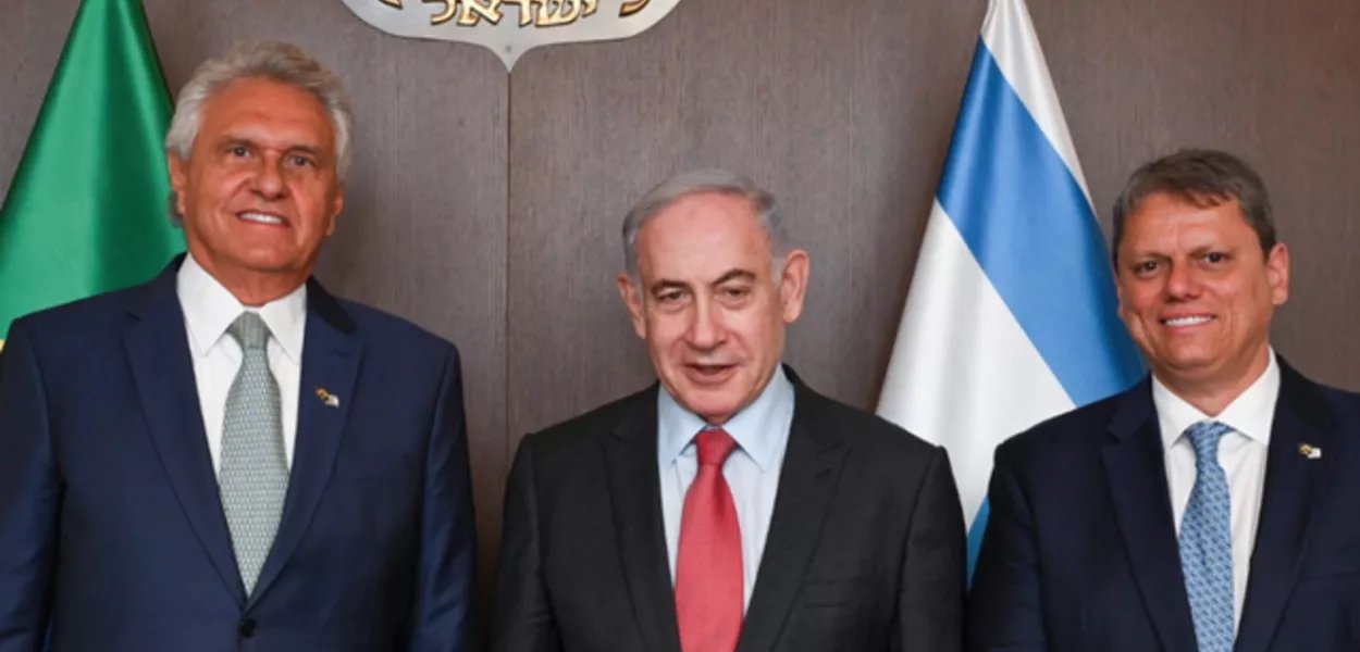 Judeus criticam Caiado e Tarciso por fazer propaganda para um genocida