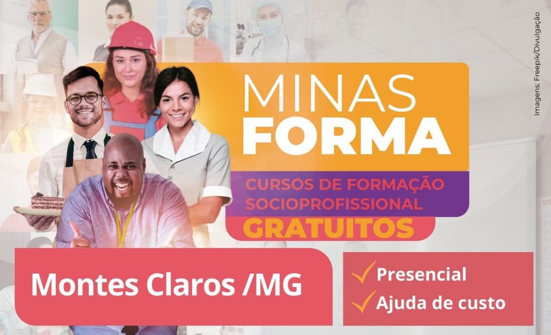 Projeto que oferece cursos profissionalizantes gratuitos chega a Montes Claros