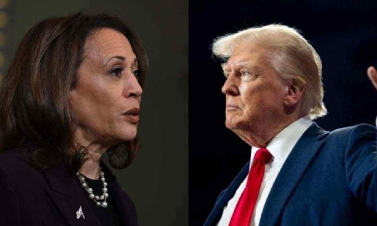 Kamala Harris e Donald Trump 
 -  (crédito: Getty Images via AFP)x