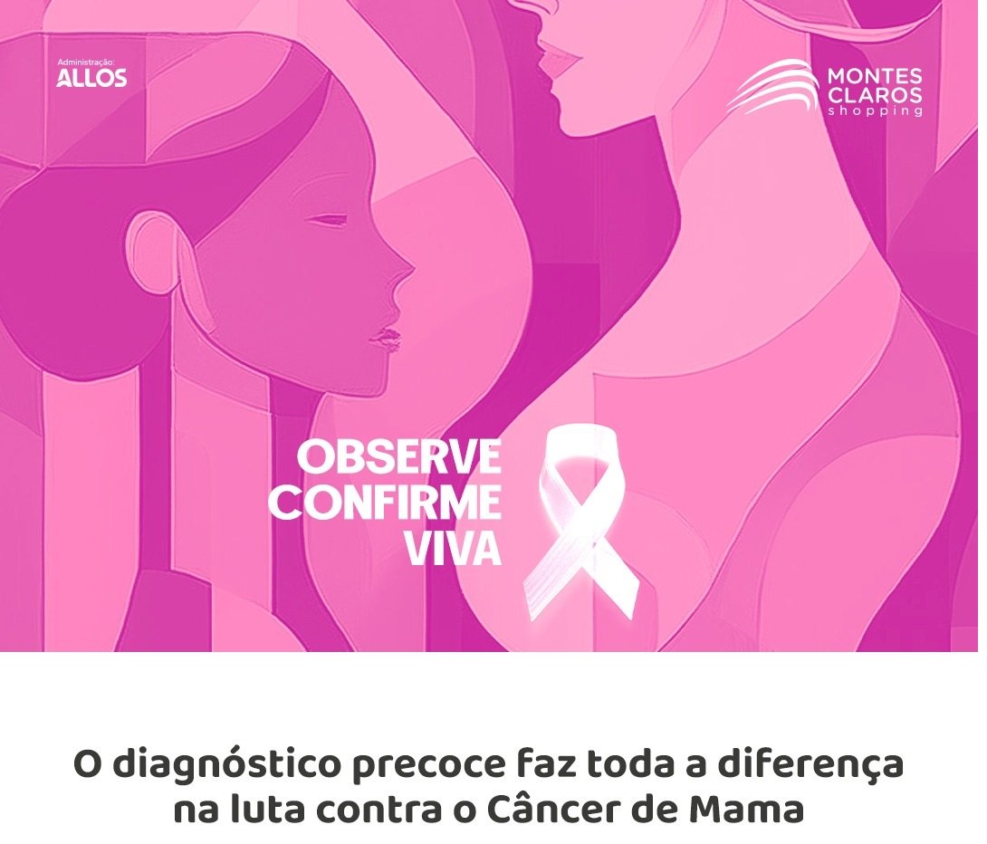 Outubro rosa: Shopping alerta sobre prevenção do câncer de mama