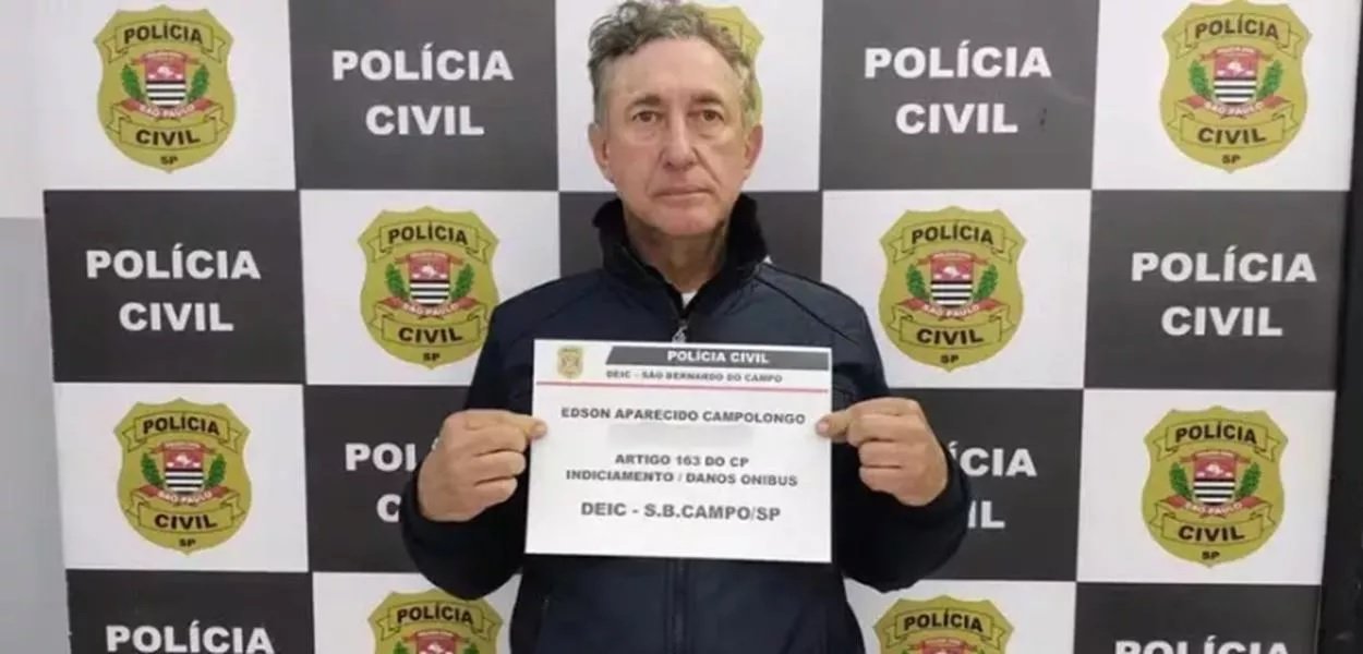 Edson Campolongo é preso por atacar ao menos 17 ônibus na Grande SP