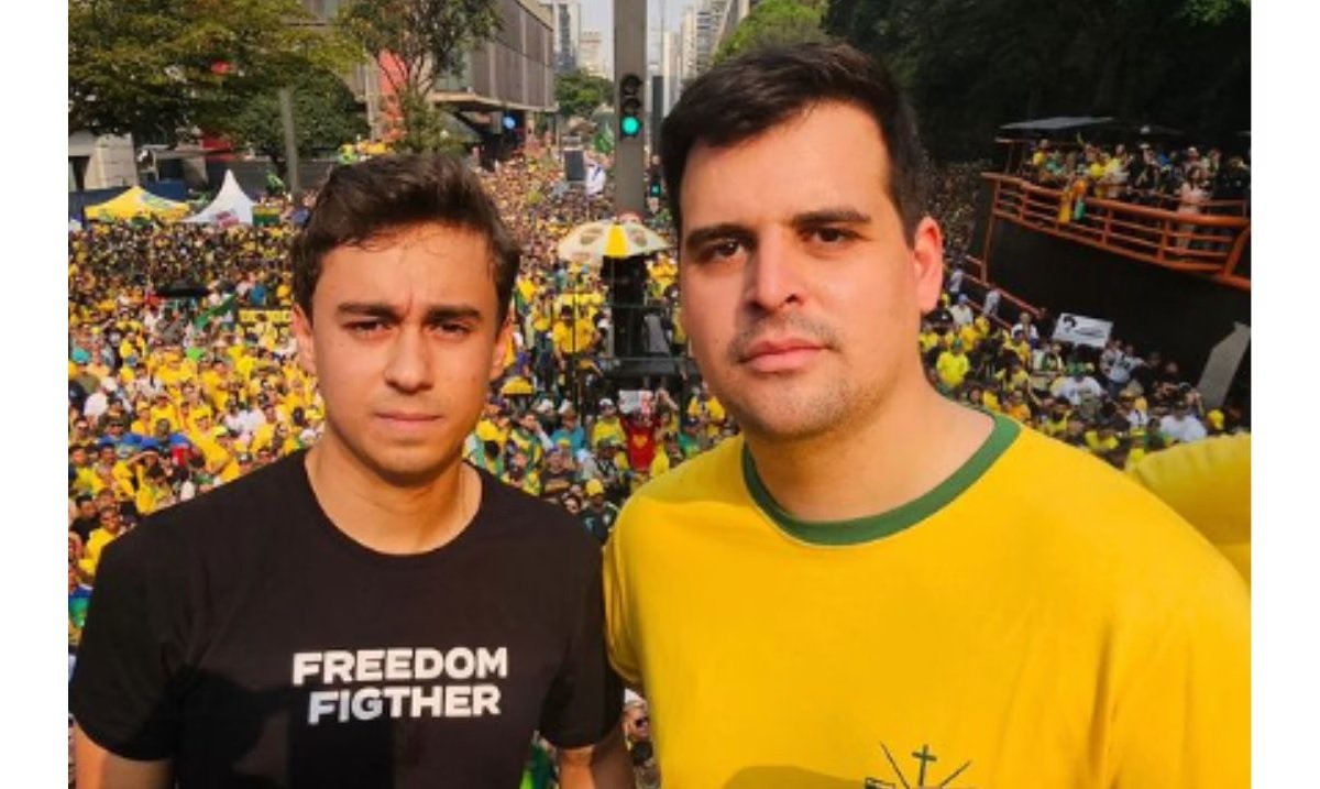 Denúncia do Ministério Público pede a perda dos direitos políticos de Nikolas e Bruno Engler por infrações durante a campanha eleitoral de 2024
Foto: Reprodução Instagram @brunoenglerdm
