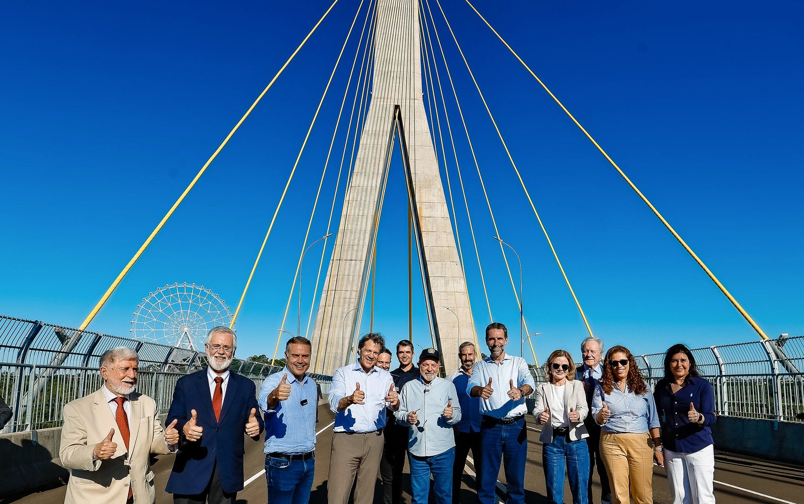 Lula inaugura Ponte da Integração entre Brasil e Paraguai