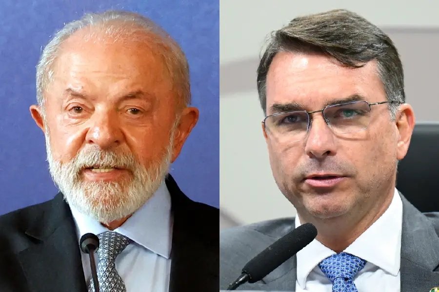 Lula lidera contra Flávio Bolsonaro em todos os cenários de 1º turno, diz pesquisa