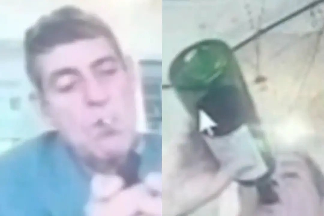 Juiz é flagrado fumando e virando garrafa de vinho durante sessão