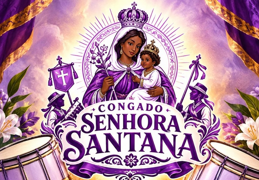 Congado Senhora Santana fará apresentação no dia de São Benedito