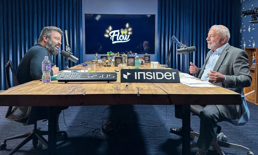 Lula confirma entrevista ao Flow no mesmo dia de debate na Globo